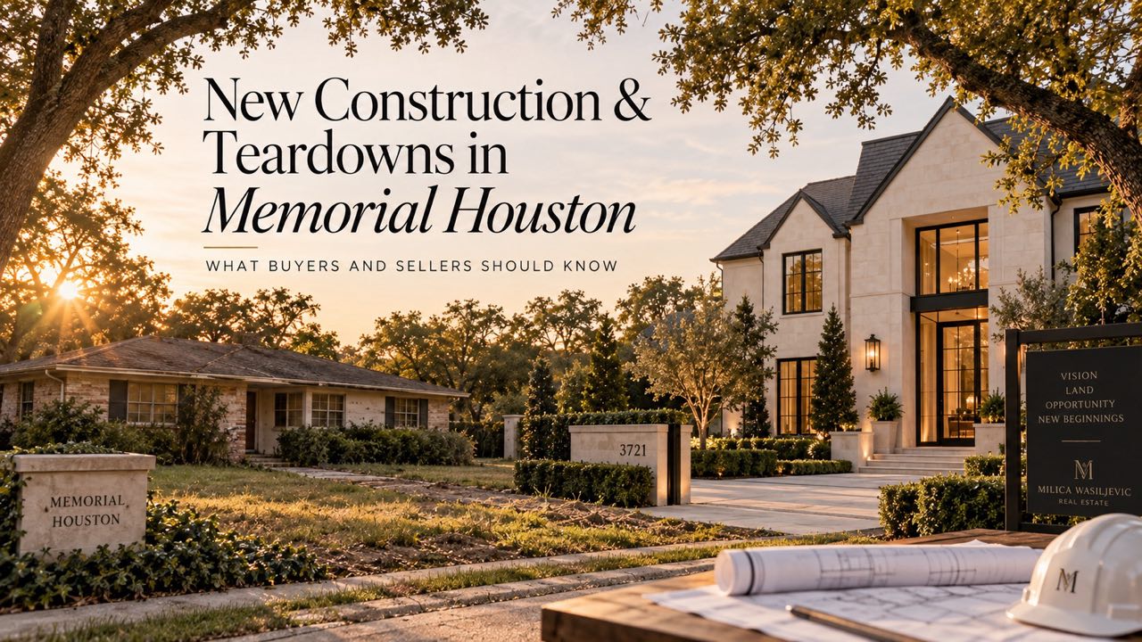 Houston-area neighborhood photograph; illustrative collection image, not a verified new construction listing